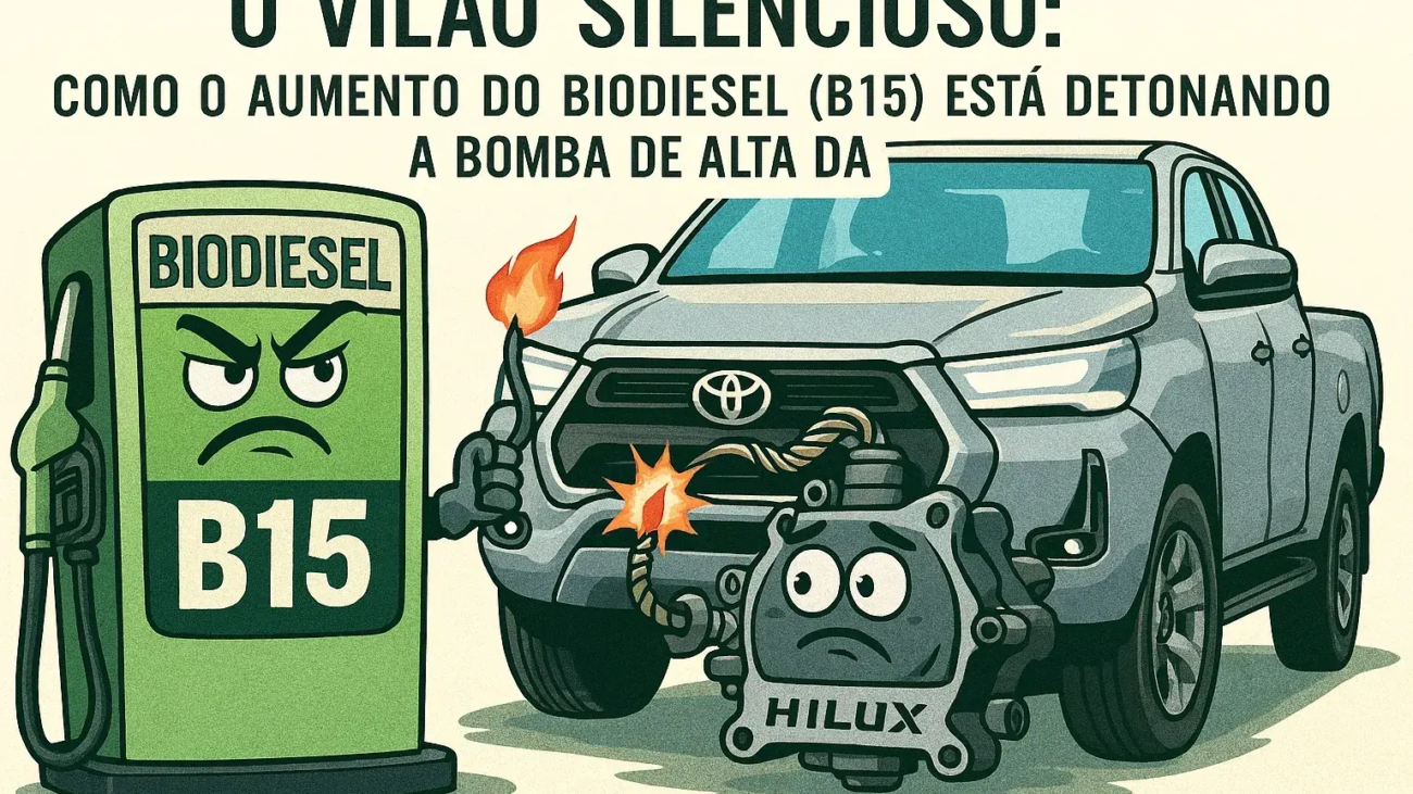 Ilustração conceitual blog bomba alta hilux
